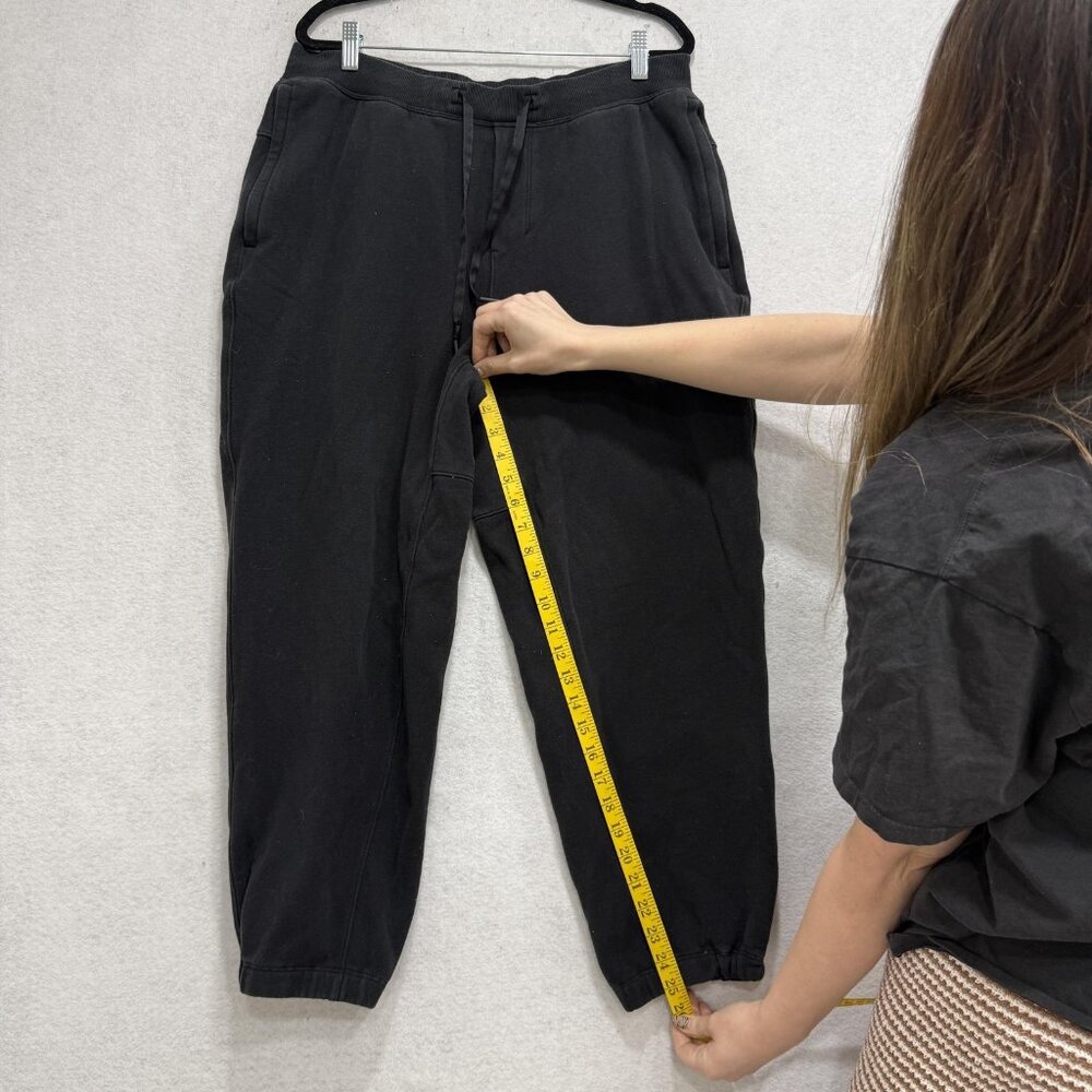 Lululemon Pants Mens Large Black Joggers Zip Pocket Athletic Cuffed LM6AVS5S-04 - Picture 4 of 8